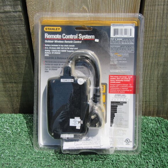 Brand New Stanley Outdoor Wireless Remote Control System 51186 - Picture 3 of 4